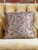 Zari Embroidered Cushion Cover - Silver Grey