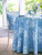 Blanche Round Cloth - Washed Blue