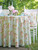 Apple Blossom Round Cloth - Aqua