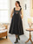 Bennie Pinafore Dress - Charcoal
