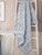 Kourtney Block Print Throw - Blue