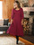 Bespoke Dress - Crimson