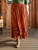 Floral Medallion Skirt - Burnt Orange