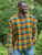 Northern Lights Flannel Shirt - Gold Multi