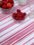 Mingle Stripe Tablecloth - Red