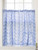 Floral Eyelet Cafe Curtain Set of 2 - Blue
