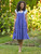 Carmella Pinafore Dress - Periwinkle