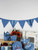 Harmony Patchwork Pennant - Blue