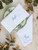 Angel Embroidered Envelope Hankie - Blue