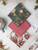 Winter Rose Patchwork Tea Towel Bundle Set of 3 - Antique