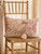 Blooming Jungle Velvet Cushion Cover - Blush