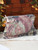 Blooming Jungle Velvet Pouch - Charcoal
