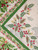 Noel Embroidered Topper Cloth - Ivory Red