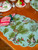 Chickadee Quilted Placemat Set of 4 - Winter Mint