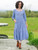 Botanist Dress - Blue
