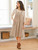 Tea Biscuit Artist Pinafore - Mushroom Check