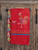 Rambling Rooster Embroidered Tea Towel Set of 2 - Ecru