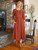 Jane Austen Dress - Rust