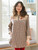 Lexington Check Tunic - Antique Multi