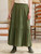 Hallow Corduroy Skirt - Olive