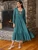 Debutante Jacquard Dress - Teal