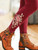 Tapestry Legging - Red
