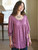 Patricia Jacquard Tunic - Dark Amethyst