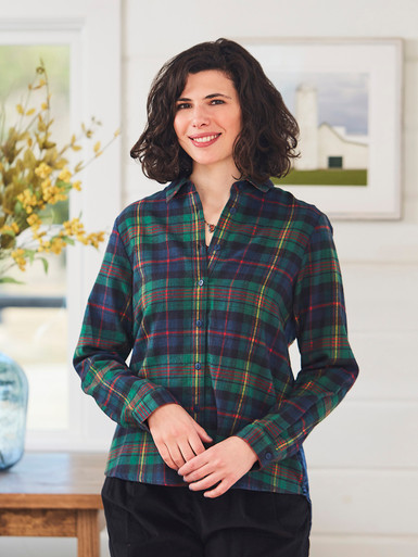 Highland Plaid Blouse | Shop Beautiful Designs by April Cornell