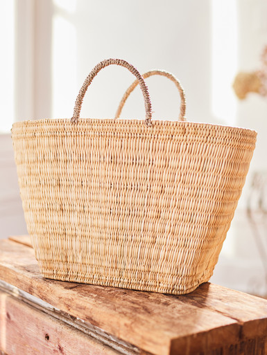 Reed Shopper Basket | Shop Beautiful Designs by April Cornell
