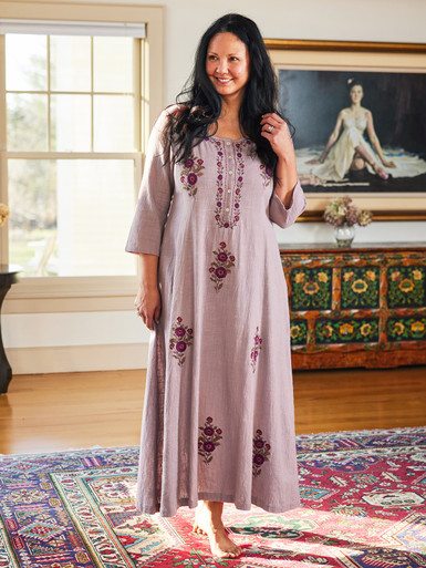 Kerala Caftan - Amethyst | Shop Beautiful Designs by April Cornell