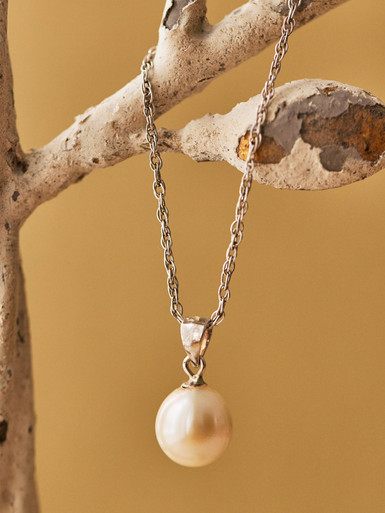 ネックレス・ペンダント VINTAGE HOLLYWOOD Wool Clip Pearl Necklace BMR675 TWBN0157-Pearl-April-Cornell-