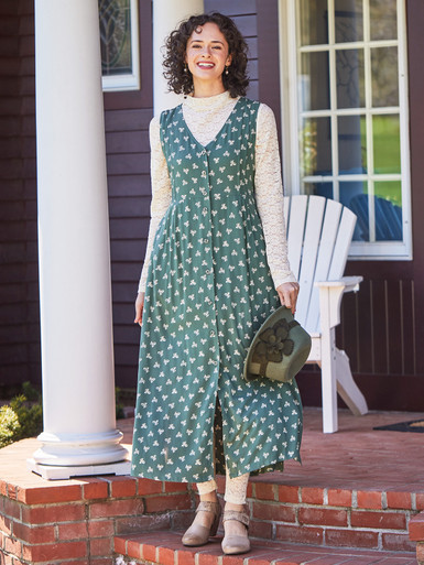Greenhouse Pinafore Dress | Shop Beautiful Designs by April