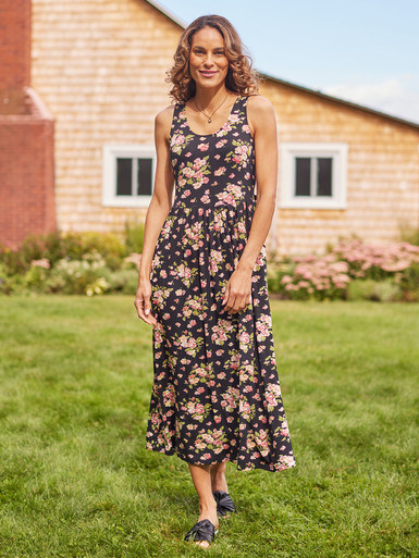 Pansy Jersey Sundress | Shop Beautiful Designs by April Cornell