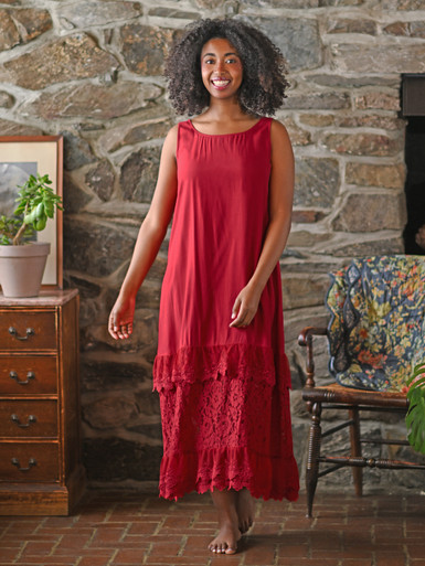 Camille Slip - Scarlet Red | Shop Beautiful Designs by April Cornell