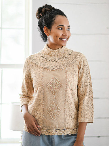 Victoria Blouse - Antique | Shop Beautiful Designs by April Cornell