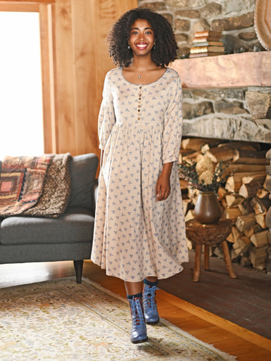 Flowerpot Dress - Smoke | Shop Beautiful Designs by April Cornell