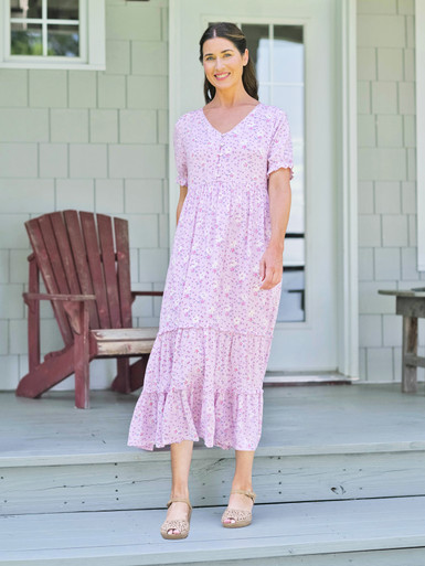 Ambrosia Prairie Dress - Lavender | Shop Beautiful Designs by