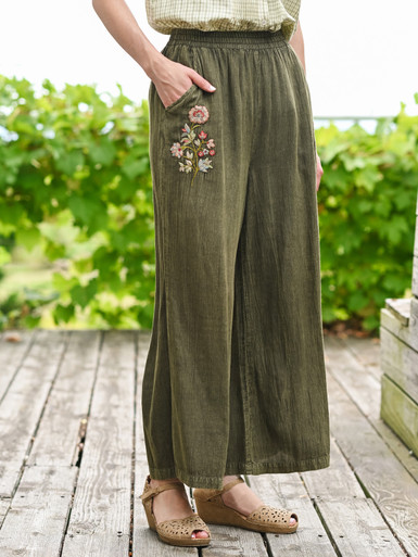 Out and About Pant - Dark Olive | Shop Beautiful Designs by April