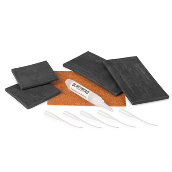 Glue Tread Off-road External Sidewall Puncture Repair Kit with Accelerator and Emergency Inflation Kit Combo