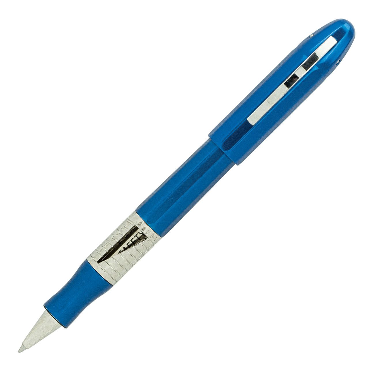 Conklin Nozac Classic 125 Anniversary Limited Edition Rollerball Pen  Blue/Chrome Trim