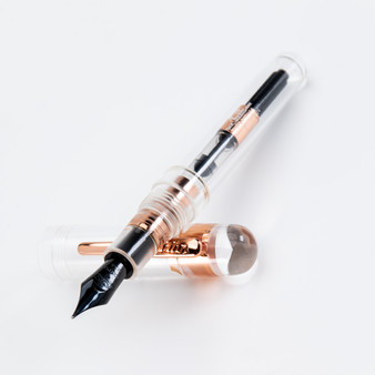 Conklin All American Demo Rosegold(eyedropper) Limited Edition Fountain Pen(cartridge/converter/eyedropper filling system)