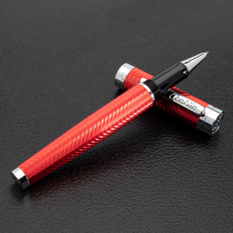 Conklin® Herringbone Signature Red Rollerball Pen
