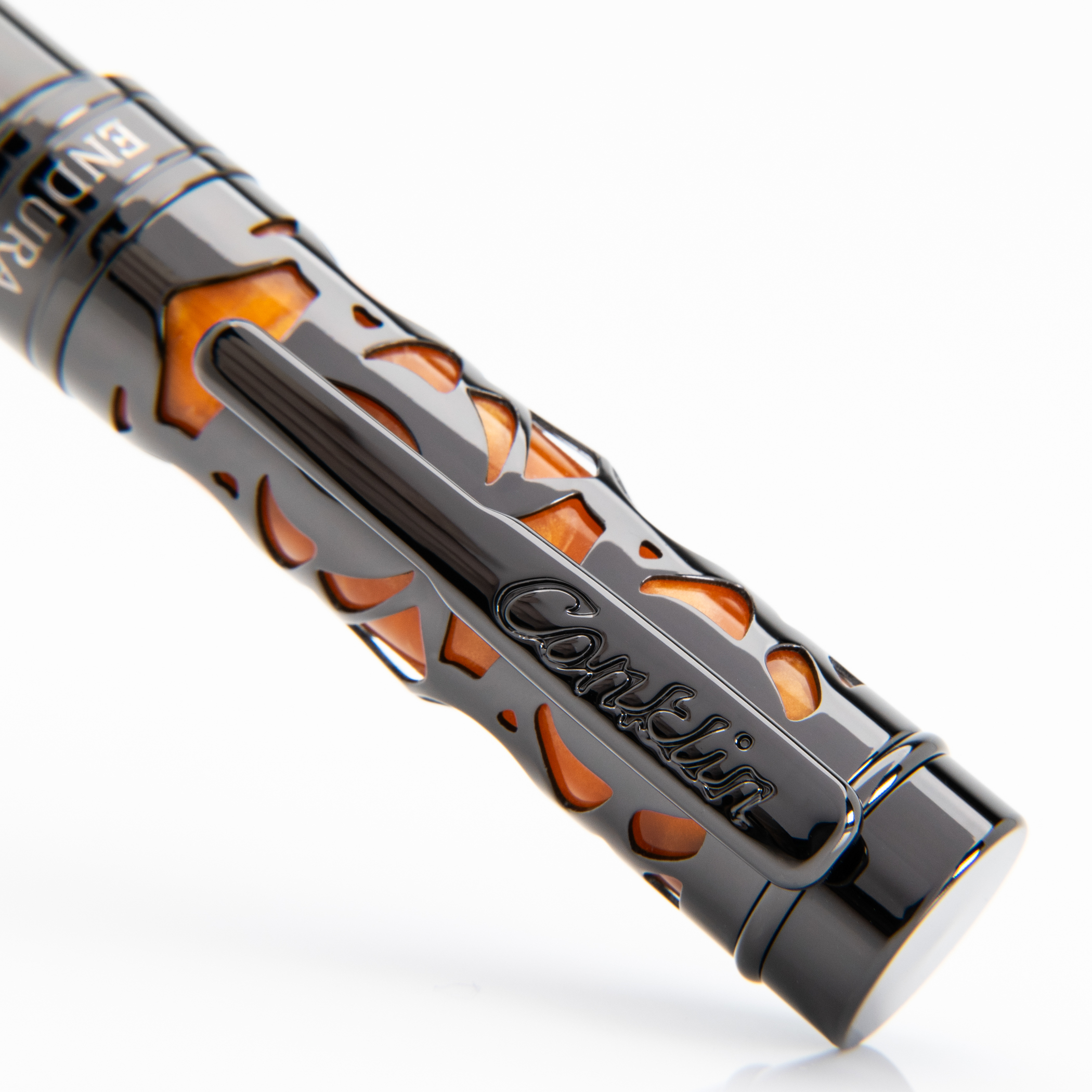 COLONISTA × NATAL DESIGN CONPE10 ND ver. Conklin Endura Deco Crest Ballpoint Pen Orange