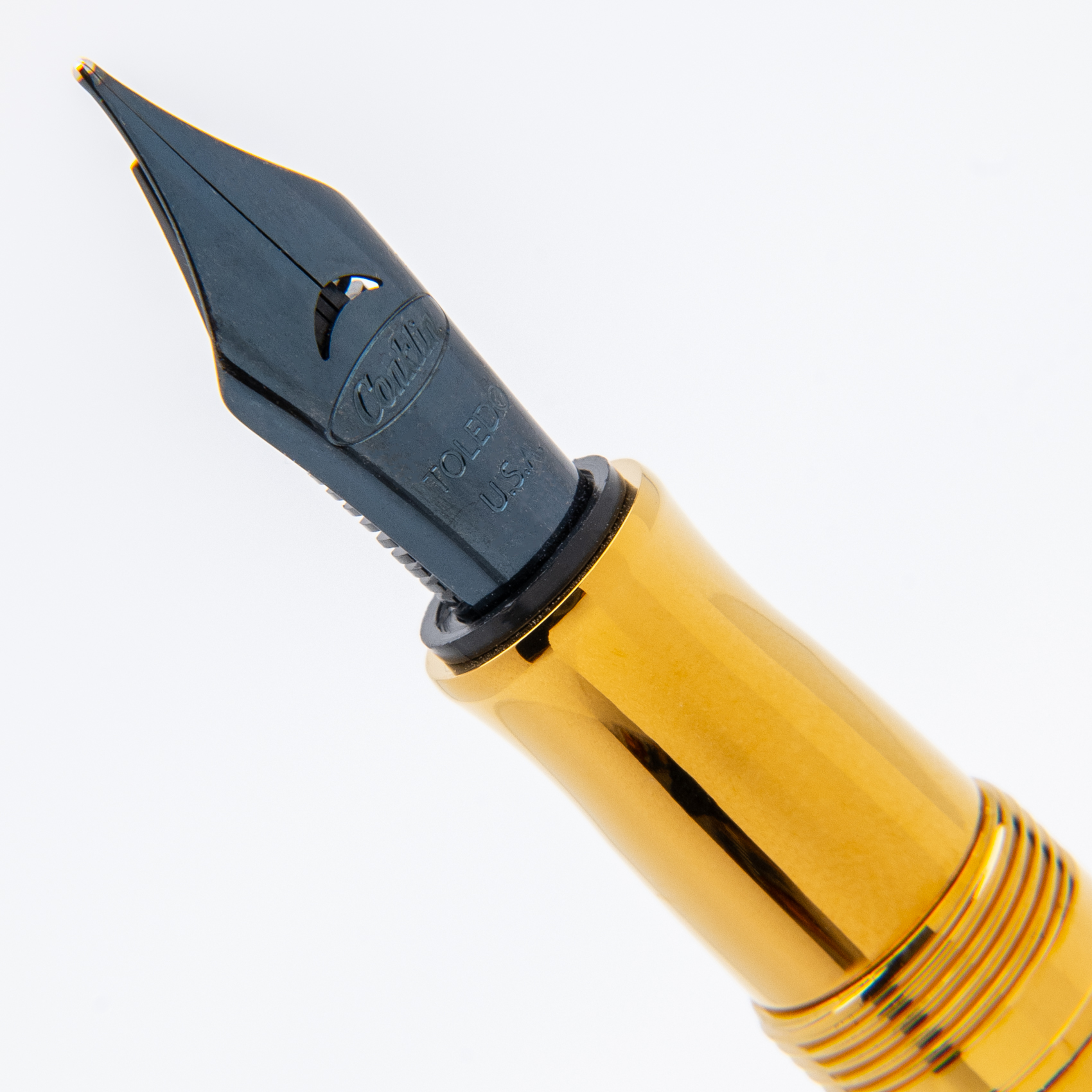 Conklin Duragraph Metal PVD Gold Fountain Pen
