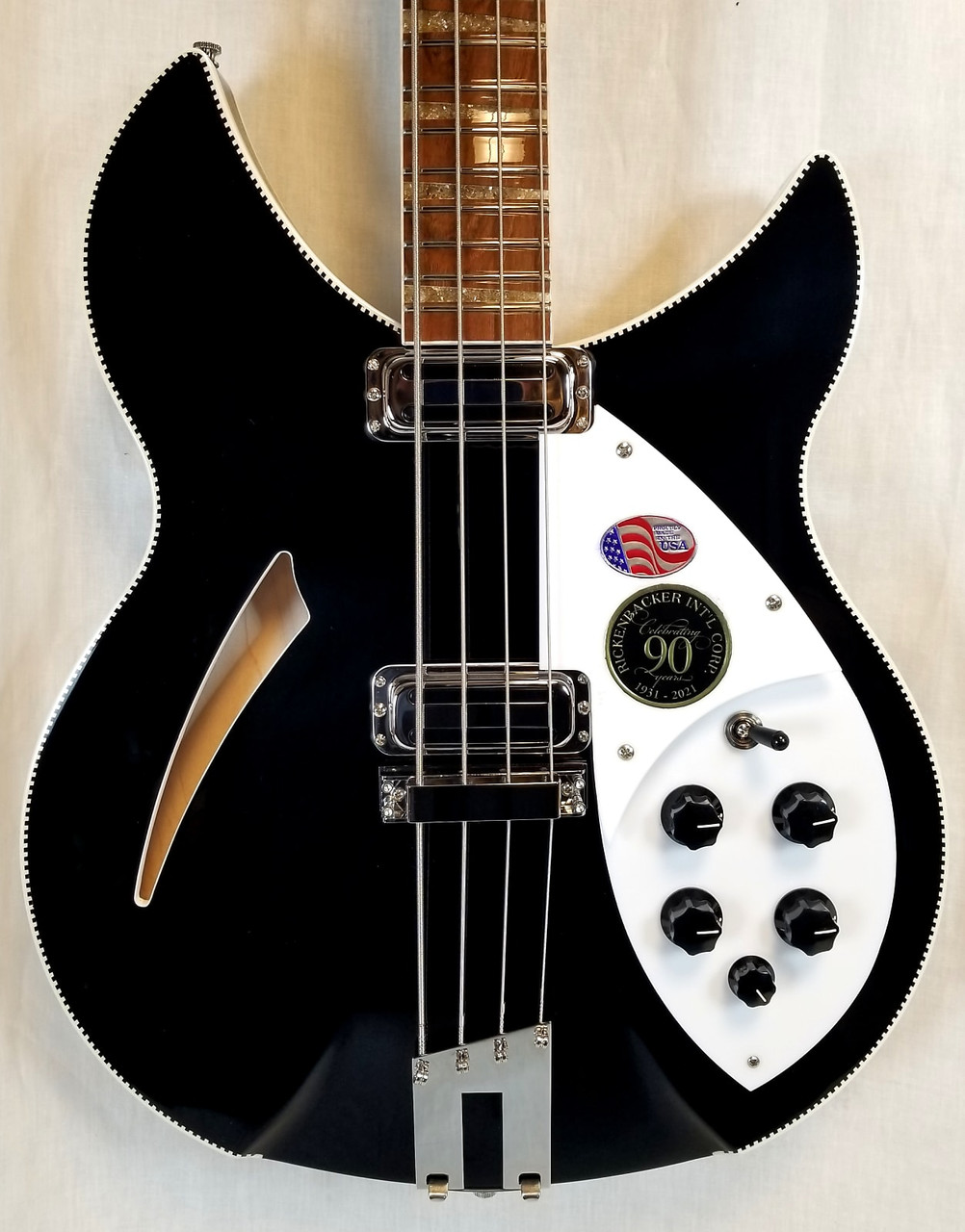 ジャンク品　Rickenbacker エレキギター ブラック 2019 Rickenbacker 4003S/5 - BassBros