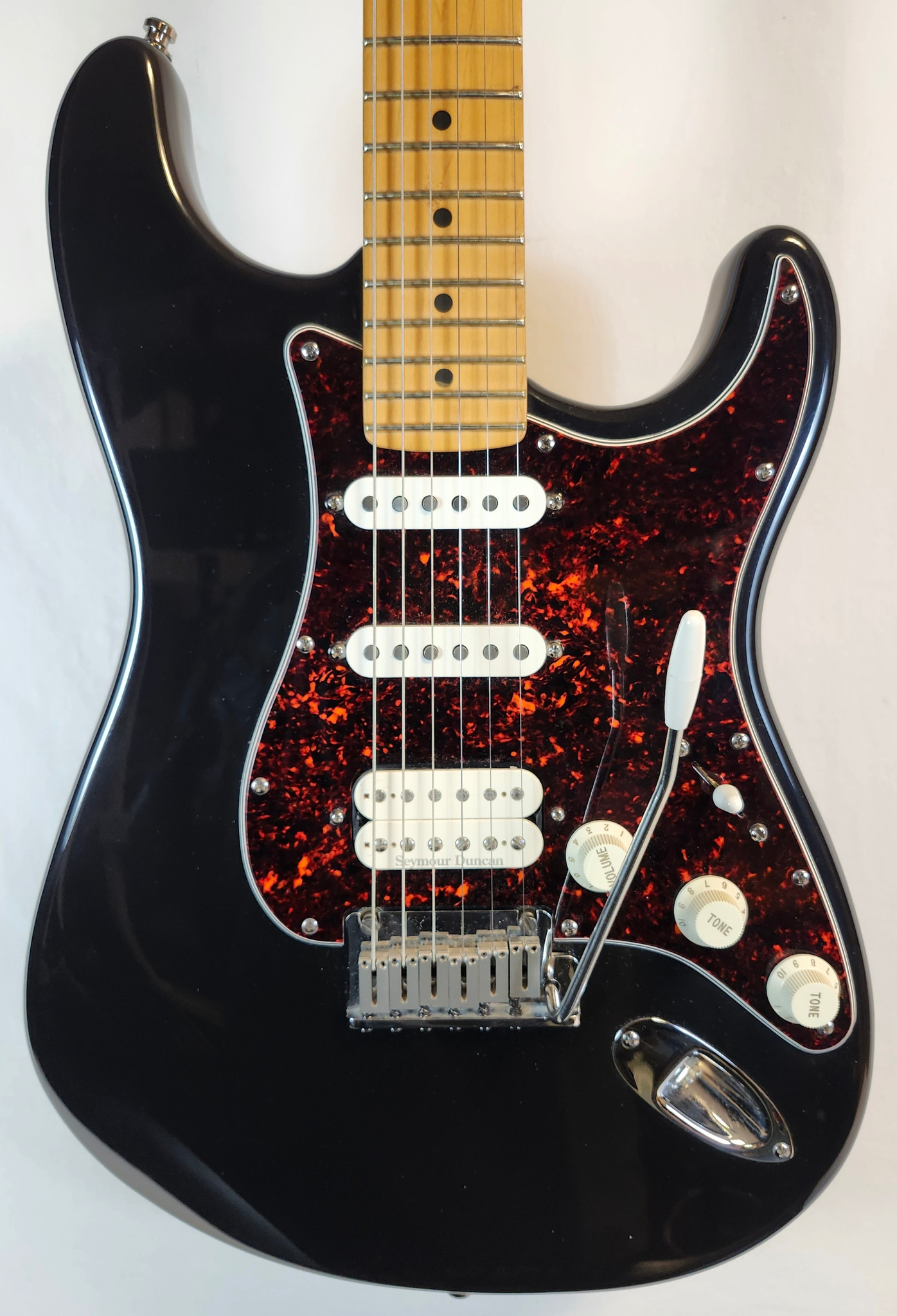 Vintage 1997 Fender U.S. Lone Star Stratocaster, Black