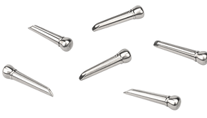 D'Addario PWPS13 Titanium Pack of 6 Acoustic Guitar Bridge Pins Set