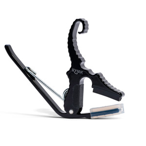 Kyser Quick-Change Acoustic Guitar Short Cut 3 String Guitar Capo - Black (KG3B)
