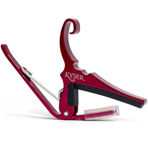 KG6R Quick-Change Acoustic Guitar Capo, Red