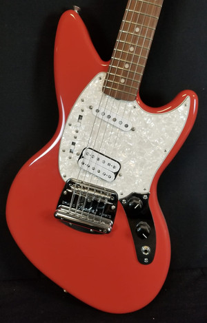 Kurt Cobain Jag-Stang Electric Guitar, Rosewood Fingerboard, Fiesta Red, W/Deluxe Gig Bag